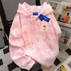 Moletom com Capuz Estampado de Desenho Animado Toy Story Americano Feminino Outono e Inverno 2025 Tie-Dye Casual Divertido Top para Estudante