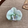 Cabeza de Flor de Phalaenopsis de Película Artificial Impresa en 3D Horquilla para el Cabello de Celebridad de Internet Souvenir de Boda Caja de Dulces de Boda Flores Falsas Decoradas a Mano