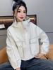 Chaqueta Corta de Diseño Estilo Coreano para Mujer Primavera y Otoño 2025 Nueva Suelta Casual Versátil Chaqueta Top Tendencia