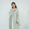Cardigan Plus Size Ruffle de Ilha Cor Sólida 2026 Loriya LR1022