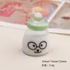 Acessórios de Resina DIY Desenho Animado Joias Frasco de Expressão Estéreo Acessórios de Presilha de Cabelo Capa de Celular Fivela de Sapato Chaveiro Pingente