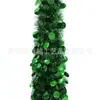 Superventas Transfronterizo En Stock 1.5m Mascota Color Sólido Disco Redondo Grande Decorativo Retráctil Chenilla Plegable Árbol de Navidad Artificial