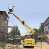 Plataforma de Trabajo Aéreo Jiangling Nacional Sexta Placa Azul 21 23/ 28m con Cabrestante Vehículo Aéreo de Elevación a Gran Altura Brazo Recto