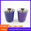 2oz/5 oz304 aço inoxidável dupla camada mini isolado pequena capacidade copo de café presente criativo que acompanha o presente