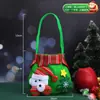 Decoração de Natal Sacola de Presente de Véspera de Natal Sacola de Doces de Natal Sacola de Presente Velhinho Fofo Sacola de Maçã Sacola Tote Infantil