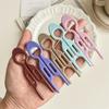 Horquilla universal sencilla con forma de pez pequeño para mujer, accesorio para el cabello con forma de U, tamaño pequeño, multifunción, con sentido avanzado