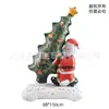 Balão Grande de Árvore de Natal em Pé de Folha de Alumínio para Decorações de Eventos em Creches, Shoppings, Lojas, Escolas