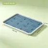 BNBSBandeja de Drenaje de Doble Capa para el Hogar de Plástico Rectangular Bandeja para Té Bandeja para Frutas Bandeja para Tazas de Agua Tazas de Té Bandeja de Drenaje