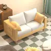 Sofá para Apartamentos Pequeños, Estilo Moderno Minimalista Nórdico, Adecuado para Habitaciones de Alquiler, Sofá de Tela Doble o Triple Sencillo y Moderno para Sala de Estar