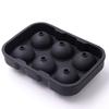 Fábrica atacado todos os tipos de silicone hóquei no gelo molde de gelo redondo 4 buracos 6 buracos 8 buracos molde de hóquei no gelo redondo de silicone