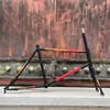 Gautier cuadro de bicicleta de rueda de 20 pulgadas 451 cuadro de acero horquilla de acero cromoly freno C freno de disco cuadro de velocidad 451 montaje DIY