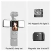 Lanterna de Bolso Magnética de Liberação Rápida para DJI POCKET 3 Luz de Preenchimento Luz para Fotografia de Câmera Esportiva Acessórios