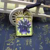 Tangka pintado a mano por el Maestro Personaje Wenchang Colgante Gongming Tangka Colgante con Pintura Dorada de Guan Er Ye Guan Yu Tangka para Hombres y Mujeres