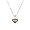 Collar Colgante de Plata de Ley S925 con Forma de Corazón y Cara Sonriente de Resina para Mujer, Cadena Clavicular Estilo Girasol de Moda Original