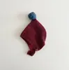 Gorro de Invierno Yipan para Bebé, Lindo Gorro de Punto con Pompón para Niños y Niñas, Gorro Cálido de Lana con Protección para Orejas de Bebé