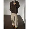 Nuevo Cárdigan de Punto de Cuello Redondo para Invierno 2026 para Hombres y Mujeres, Suéter Chaqueta de Estilo Holgado y Relajado