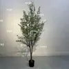 Planta Artificial Nórdica Simulada Árbol del Dinero Eucalipto Planta Verde Falsa Planta en Maceta Decoración Interior para el Hogar Adornos Grandes para el Suelo