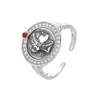 Joyería Europea y Americana al por Mayor Anillo de Moneda Antigua Dios del Sol Apolo Estilo Palacio Lujo Gama Alta Anillo Abierto Ajustable