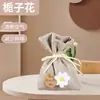 Bolsita Perfumada de Gardenia con Osmanto para Armario, Fragancia de Larga Duración para Todas las Estaciones, Desodorante y Refrescante, Eliminación de Olores, Bolsita Perfumada para Coche