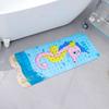 Explosiones transfronterizas 100x 40 impresión de tapete de baño extendido para niños de PVC tapete de dibujos animados mapa del fondo marino