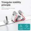 Accesorios de Clip para Mopa de Acero Templado del Fabricante Soporte para Mopa de Acero Inoxidable 304 Clip para Escoba Hebilla de Almacenamiento para Cabezal Estante de Almacenamiento