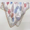Rao Yun 2026 Comercio Exterior Floral 70cm Primavera Delgado Nuevo Estilo Hilo Xili Moda Pañuelo para la Cabeza Chal Pequeño Venta al por Mayor en Stock