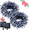 Luces de cadena solares para comercio electrónico transfronterizo luces navideñas luces para exteriores impermeables decoración de jardín luces de Navidad luces LED luces de alambre de cobre