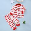 Ropa de Otoño para Niños sin Huesos de Primavera y Otoño y Pantalones de Otoño Ropa de Bebé Algodón Puro Ropa Interior de Algodón para Bebé Conjunto de Pijama Cárdigan