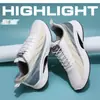 Sapatos Masculinos, Novo Estilo, Antiderrapantes, Resistentes ao Desgaste, Tênis Esportivos Casuais, Tênis de Corrida com Solado Macio, Tênis Casuais Modernos Respiráveis com Tecido Fly
