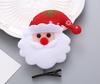 Pinza para el pelo navideña para niños, pinza para el pelo de resorte al por mayor, alce, estrella, Papá Noel, fiesta de festival, accesorios navideños para el pelo para niños