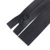 No. 3, No. 5, No. 8 Cremallera de nailon cola abierta respetuosa con el medio ambiente cremallera impermeable chaqueta de plumón para niños impermeable cremallera negra