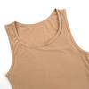 Chaleco de verano para mujer, nuevo, de talla grande, corto, con cuello en U, sin mangas, ajustado, con tirantes anchos, comercio exterior, venta al por mayor