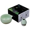 Conjunto Especial de Chá Matcha Japonês Transfronteiriço Tigela Matcha Batedor Suporte Conjunto Pequeno Caixa de Cor Esmalte Fosco Feito à Mão Caixa de Presente Cerâmica