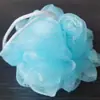 Bola de Baño Carbón de Bambú Dos Tonos Negro Bola de Baño Toalla de Baño Tamaño Grande Linda Suave Artículos de Baño Estropajo No se Desintegra Flor de Baño