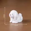 Muñeco de Perrito Golden Retriever Flocado Lindo, Llavero de Decoración DIY Lindo, Accesorios para Colgar en Bolsas, Mini Adornos Pequeños
