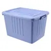 Caixa de Armazenamento de Plástico Espessa Extra Grande para Mesa, Caixa Organizadora Doméstica, Caixa de Armazenamento de Roupas, Peça Inteira no Atacado