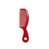 Peine de Plástico Curvo Transfronterizo para el Hogar con Agujeros Mini Peine para el Cabello Peine Engrosado Alisador Regalo de Hotel Peine Portátil