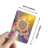 18 Cartões de Encorajamento de Relógio Psicodélico Coloridos com Estilo de Arte Fantasia e Mensagens Quentes Adequados para Companhia Diária e Interação Sensorial