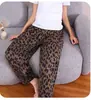 Pantalones de Pijama de Alta Elasticidad Four Seasons para Caminar por Casa Sueltos Florales Casuales Transpirables Cómodos Talla Grande Pantalones Largos