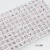 Rinestones Geométricos en Forma de Corazón para Uñas Dongzhou 6*5.3mm Accesorios para Pendientes DIY Corazón de Melocotón Brillante Decoraciones de Uñas Portátiles