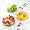 Prato de Frutas Plástico para Pet Prato de Frutas Secas Doméstico Prato de Lanches para Sala de Estar Prato de Nozes Doces Fruteira com Logo Imprimível Caixa de Frutas
