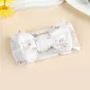 Diadema de Lazo Ancho de Cinta para Niños Diadema Elástica Floral para Bebé Accesorio para el Cabello Protector de Fontanela para Bebés Pañuelo de Cabeza Venta Caliente Transfronteriza