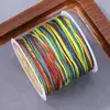 Boting No. 72, estilo chino, teñido en degradado, hilo de jade colorido para pulseras, collares, colgantes y joyería hechos a mano