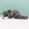 Cinturón de Pedrería Cinturón Estampado de Leopardo Moda Callejera Vaquero Occidental Niños Niñas Cinturón con Tachuelas Diseño Vaquero