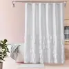 Cortina de Ducha de Poliéster Estilo Falda de Amazon, Resistente al Moho e Impermeable, Cortina Colgante Divisoria de Baño, Hecho a Medida