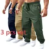 Pantalones jogger funcionales de estilo americano para trabajo, comercio exterior transfronterizo para hombres, pantalones largos para exteriores con múltiples bolsillos, pantalones deportivos casuales holgados