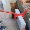 Piedra alemana mármol apilamiento piedra mano doble persona tipo elevación herramienta de instalación pinza elevación losa de carretera pinza clip clip bordillo