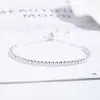 Pulseira de Contas Redondas em Prata 925 para Mulheres, Pulseira Ajustável com um Toque de Luxo Leve e de Alta Qualidade, Joia de Contas Simples e Elegante Estilo Ins, Acessório de Nicho