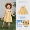 [100% Algodón] Vestido para Niña, Vestido con Tirantes para Bebé, Dulce Vestido Estilo Francés para Niños Pequeños, Nuevo Conjunto de Verano para Niños 2026