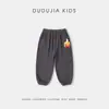 Roupas Infantis Dudu Calças Casuais Infantis Outono Calças para Meninos Calças Esportivas para Meninas 2026 Novas Calças de Moletom da Moda de Outono